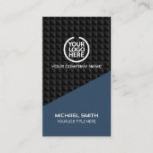 未来的な名刺ソーシャルメディアのアイコン 名刺 (正面)