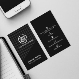 未来的な名刺ソーシャルメディアのアイコン 名刺