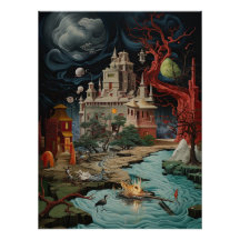 未来的な城アドベンチャーサイバーワールド