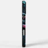 未来的な壊れたハート電話ケース Case-Mate iPhoneケース (裏面 / 右)