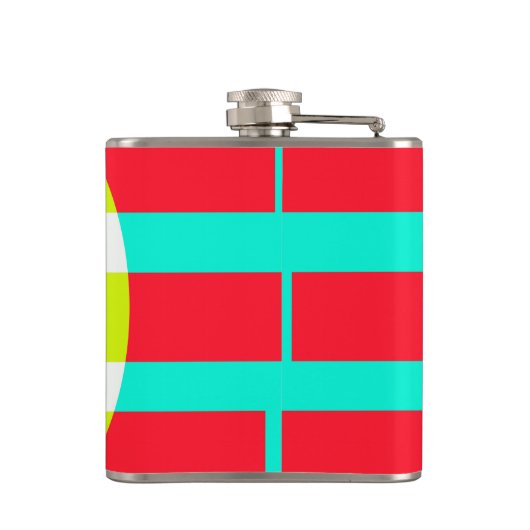 未来的な夕日 フラスク (裏面)