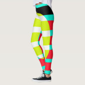 未来的な夕日 レギンス (左)