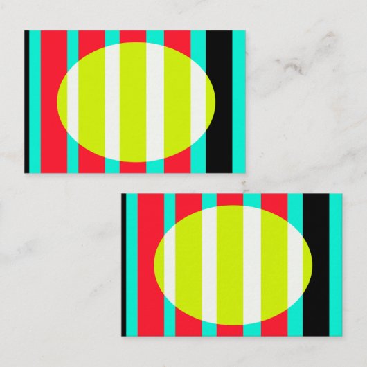 未来的な夕日 名刺 (正面/裏面)