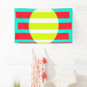 未来的な夕日 横断幕 (インサイチュ)