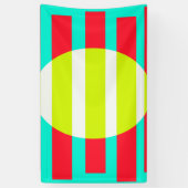 未来的な夕日 横断幕 (縦)