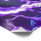 未来的な女性美白戦士ポスター ポスター (コーナー)