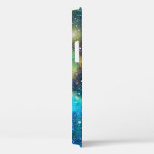 未来的な宇宙空間、星が輝く星雲の背景 Case-Mate iPhoneケース (裏面 / 右)