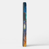 未来的な宇宙空間、星が輝く星雲の背景 Case-Mate iPhoneケース (裏面 / 右)