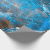 未来的な宇宙背景，抽象芸術，例 ラッピングペーパー (角)