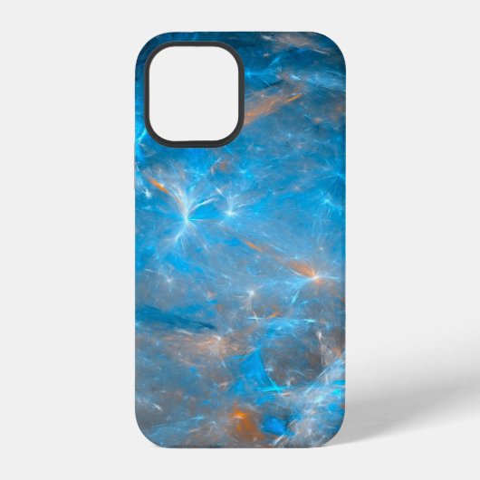 未来的な宇宙背景，抽象芸術，例 iPhoneケース (裏面)