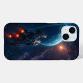 未来的な宇宙船 Case-Mate iPhoneケース (裏面 (横))
