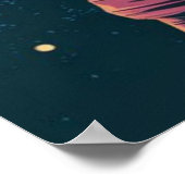 未来的な宇宙飛行士 ポスター (角)