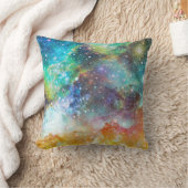 未来的な宇宙、星雲の背景。 クッション (ブランケット)