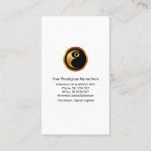 未来的な明るはっきりしたい層カラフルの採用 名刺 (裏面)