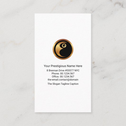 未来的な明るはっきりしたい層カラフルの採用 名刺 (裏面)