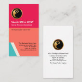 未来的な明るはっきりしたい層カラフルの採用 名刺 (正面/裏面)