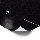 未来的な植物の酸素マスク暗疑問に思色 ポスター (コーナー)