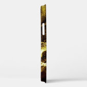 未来的な点のパターン。ねじれ波の爆発 Case-Mate iPhoneケース (裏面 / 右)