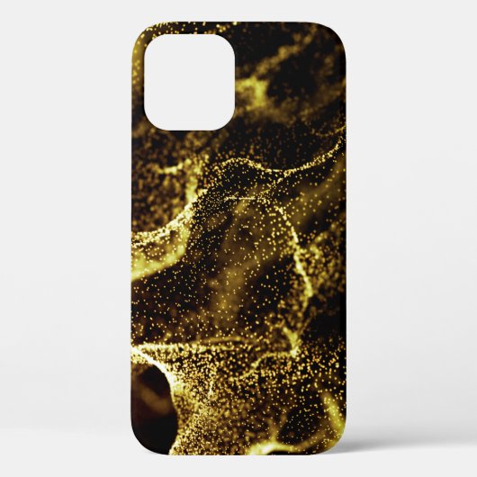 未来的な点のパターン。ねじれ波の爆発 Case-Mate iPhoneケース (裏面)