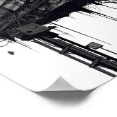 未来的な監視の目：へ監視カメラ ポスター (角)