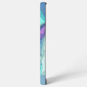 未来的な背景にある幻想的な猫 SAMSUNG GALAXYケース (左側面)