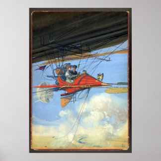 未来的な航空旅行/ハリー・グラント/ダーツ ポスター