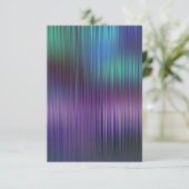 未来的な色ぼやけ空白の招待状デザイン 招待状 (スタンド正面)