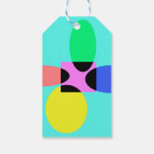 未来的な花 ギフトタグ (裏面)