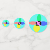 未来的な花 コンフェッティ (正面)