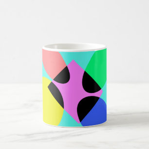 未来的な花 コーヒーマグカップ
