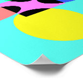 未来的な花 ポスター (角)