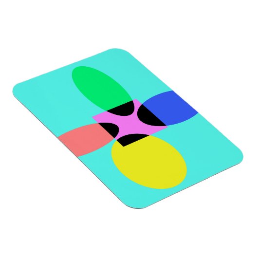 未来的な花 マグネット (右側)