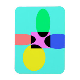 未来的な花 マグネット