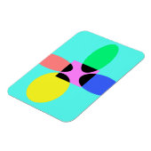 未来的な花 マグネット (左側)