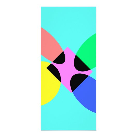 未来的な花 ラックカード (正面)