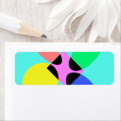 未来的な花 ラベル (インサイチュ)