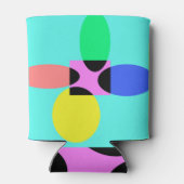 未来的な花 缶クーラー (裏面)