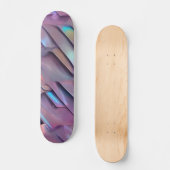 未来的な虹色/抽象芸術ホログラフィック スケートボード (正面)