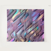 未来的な虹色/抽象芸術ホログラフィック タペストリー (正面(横))