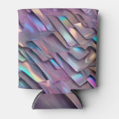 未来的な虹色/抽象芸術ホログラフィック 缶クーラー (正面)