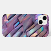 未来的な虹色/抽象芸術ホログラフィック Case-Mate iPhoneケース (裏面 (横))