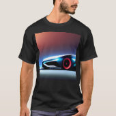 未来的な車2 Tシャツ (正面)