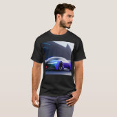 未来的な車4 Tシャツ (正面フル)