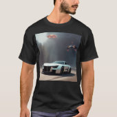 未来的な車5 Tシャツ (正面)