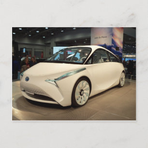 未来的な車 ポストカード