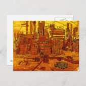 未来的な都市景観 ポストカード (正面/裏面)