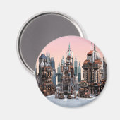 未来的な都市 マグネット (正面/裏面)