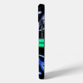 未来的な電気プラズマフラクタルデザイン Case-Mate iPhoneケース (裏面 / 左)