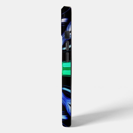 未来的な電気プラズマフラクタルデザイン Case-Mate iPhoneケース (裏面 / 左)