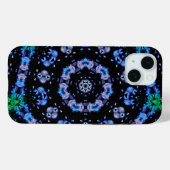 未来的な電気プラズマフラクタルデザイン Case-Mate iPhoneケース (裏面 (横))